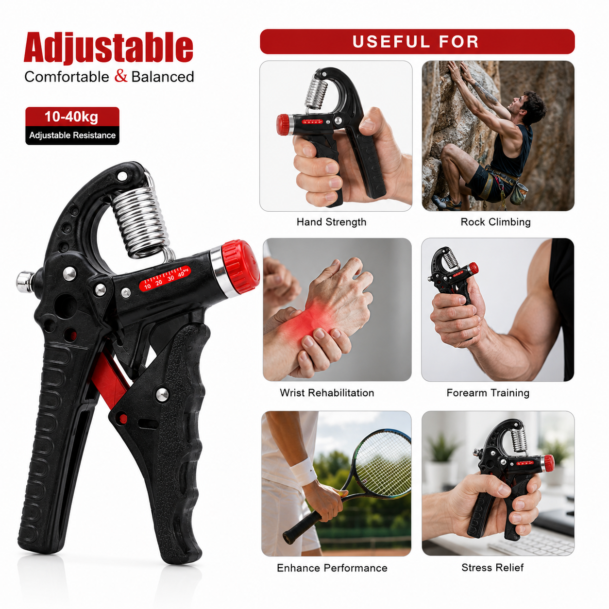Adjustable Heavy Hand Gripper