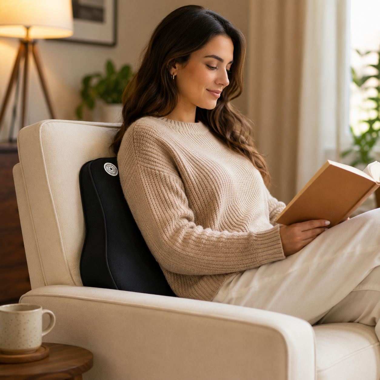 Memory Foam Back Support Cushion
